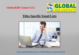 Titles Specific Email Lists