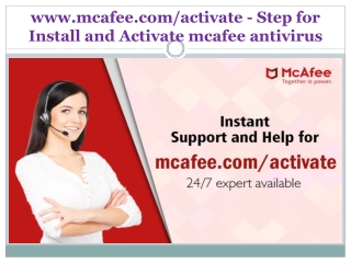 www.mcafee.com/activate - Step for Install and Activate mcafee antivirus