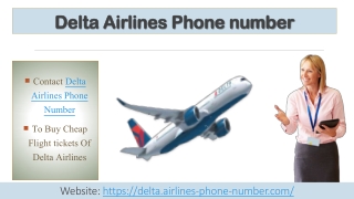 Delta Airlines Phone Number| Now Call Toll Free