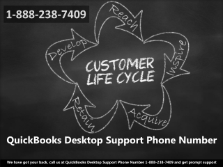 QuickBooks Desktop Support Phone Number 1-888-238-7409