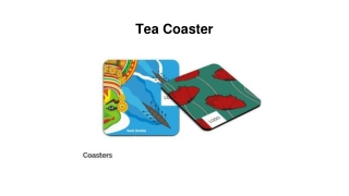 Custom Personalised Tea Coasters Online