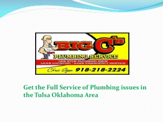 Why hire Tulsa plumbers for plumbing repair