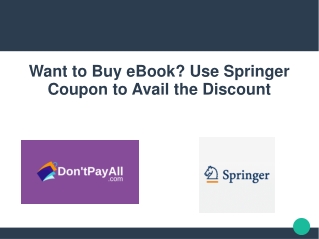 Grab Huge Savings through Springer Coupon