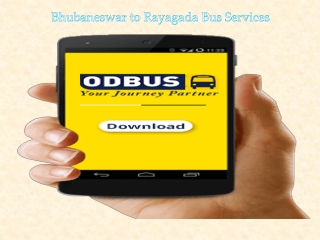 Bhubaneswar to Rayagada Bus Services