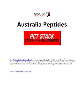 Australia Peptides