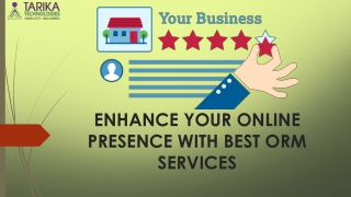 Best ORM Agency in USA