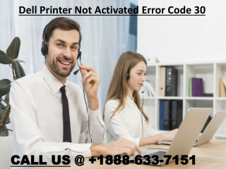 Dell Printer Not Activated Error Code 30