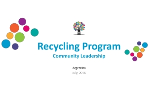 Recycling Program Community Leadership