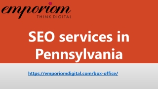 SEO services in Pennsylvania- Emporiomdigital