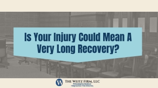 Is Your Injury Could Mean A Very Long Recovery