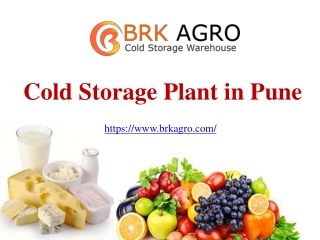Cold Storage in Pune - BRK Agro