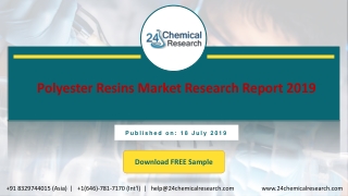 Polyester resins market research report 2019