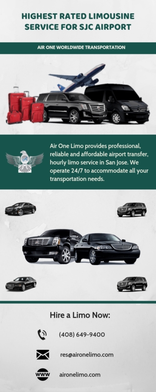 Highest Rated Limousine Service for SJC Airport