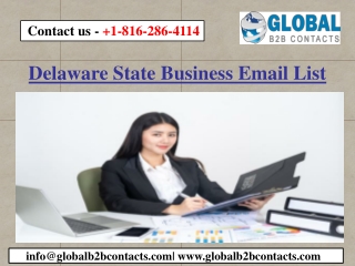 Delaware State Business Email List
