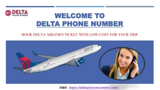 Delta Phone Number – Get Delta Flight Ticket with Low-Price