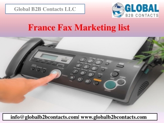 France Fax Marketing List