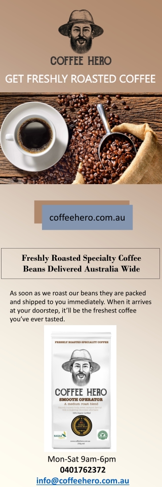Coffee Hero is a wholesale coffee roaster in Sydney