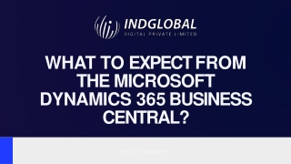 What to expect from the Microsoft Dynamics 365 Business Central?