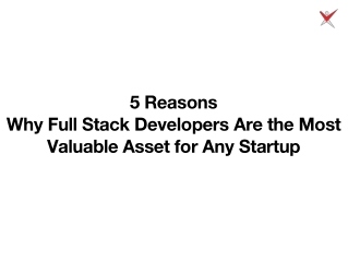 Why Full Stack Developers Are the Most Valuable Asset for Any Startup