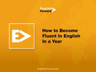 How to Become Fluent In English In a Year