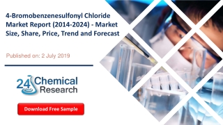 4-Bromobenzenesulfonyl Chloride Market Report (2014-2024) - Market Size, Share, Price, Trend and Forecast