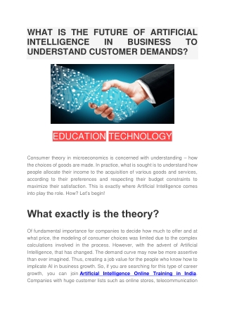 Artificial Intelligence Online Training in India | Croma Campus