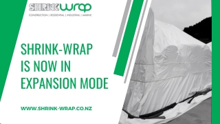 Shrink-Wrap is now in expansion mode