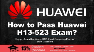 Huawei HCIP-Cloud Computing H13-523 Practice Test Questions Answers