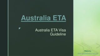 Australia ETA Visa