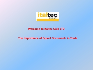 The Importance of Export Documents in Trade