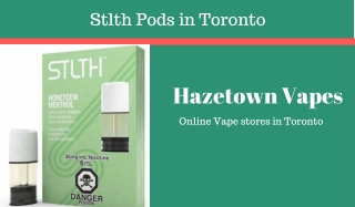 Stlth Pods in Toronto