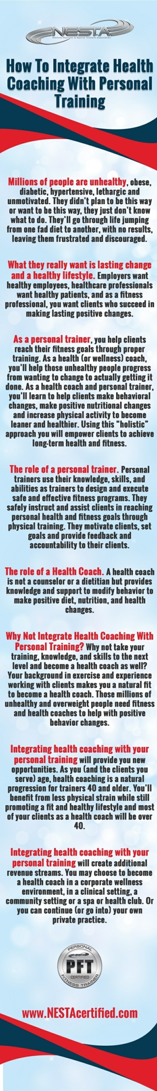 How to Combine Health Coaching and Personal Training in Business