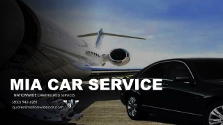 MIA Airport Car Service