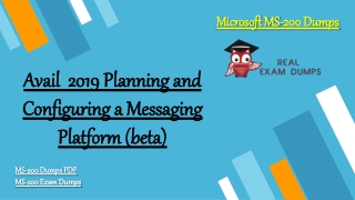 Microsoft MS-200 Exam dumps - Get Microsoft MS-200 PDF With Actual Questions Answers