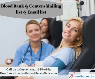 Blood Bank & Centers Mailing List in USA