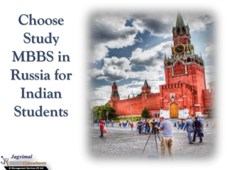 Choose Study MBBS in Russia for Indian Students