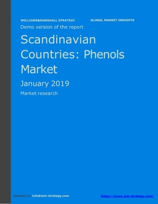 WMStrategy Demo Scandinavian Countries Phenols Market January 2019