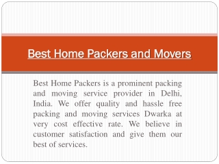 Home Packers and Movers Hinjewadi