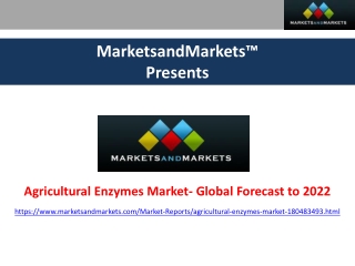 Agricultural Enzymes Market by Type, Crop Type, Region - 2022