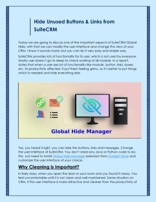 Global Hide Manager | Hide Unwanted Links & Buttons | Outright Store