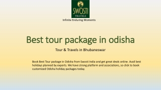 Best tour package in odisha