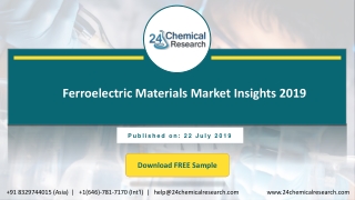 Ferroelectric Materials Market Insights 2019