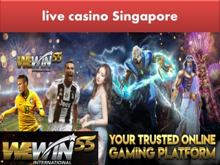 live casino Singapore