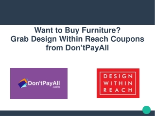 Enormous Savings via Design within Reach Coupon