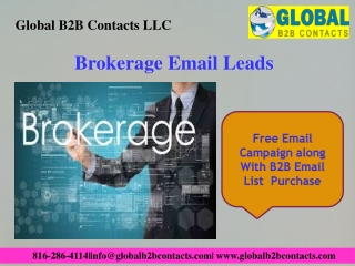 Brokerage Email Leads