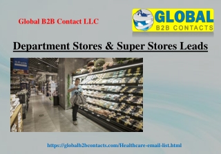 Department Stores & Super Stores Leads
