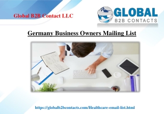 Germany Business Owners Mailing List