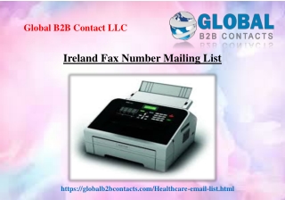 Ireland Fax Number Mailing List