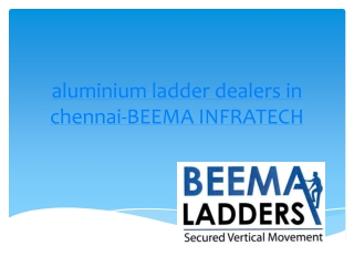 Aluminium and Scaffolding Dealers in Chennai | Beema Infratech