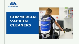 Pullman Backpack Vacuum Cleaner - Multi Range
